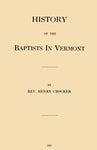 History of the Baptists In Vermont
