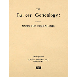 The Barker Genealogy