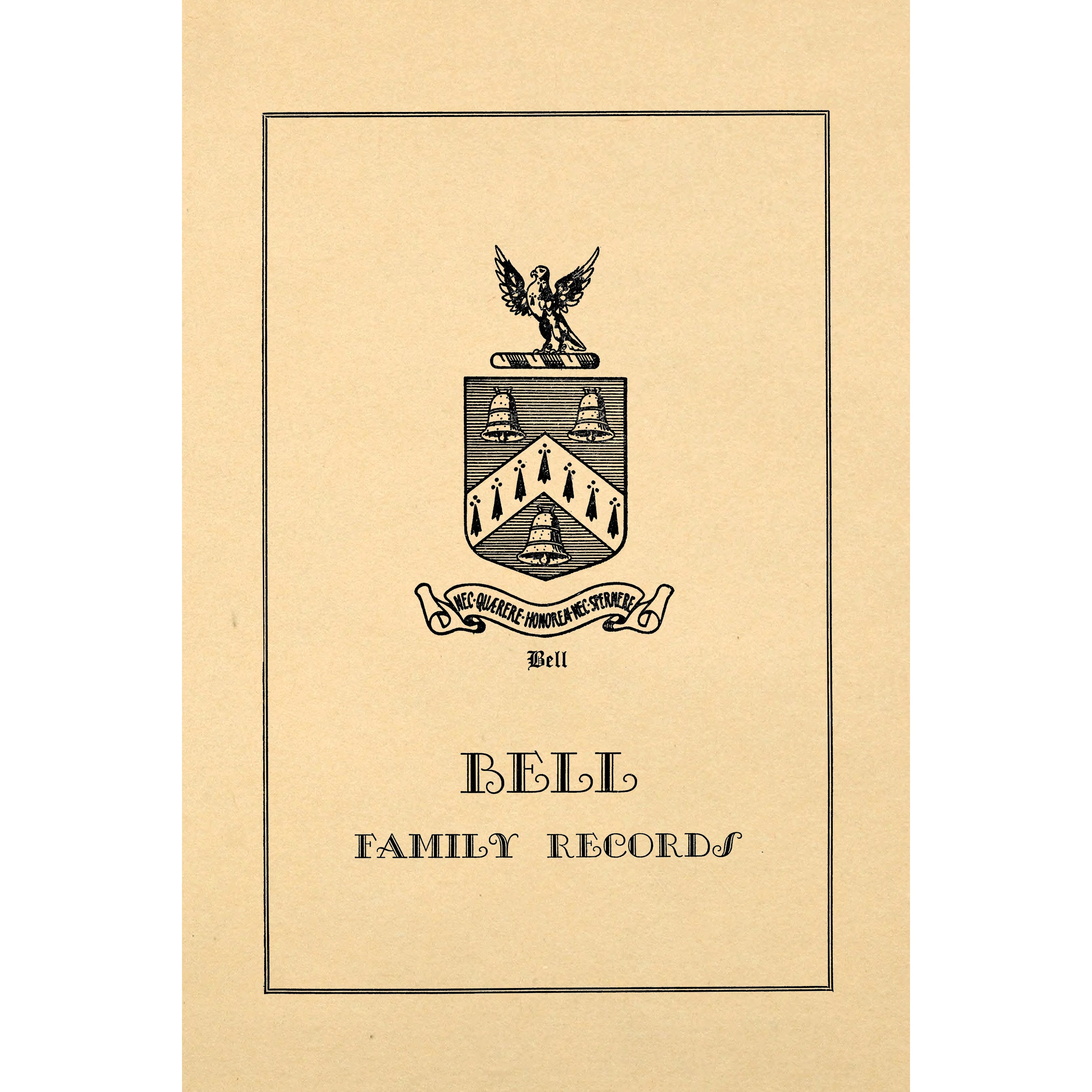 Bell family records