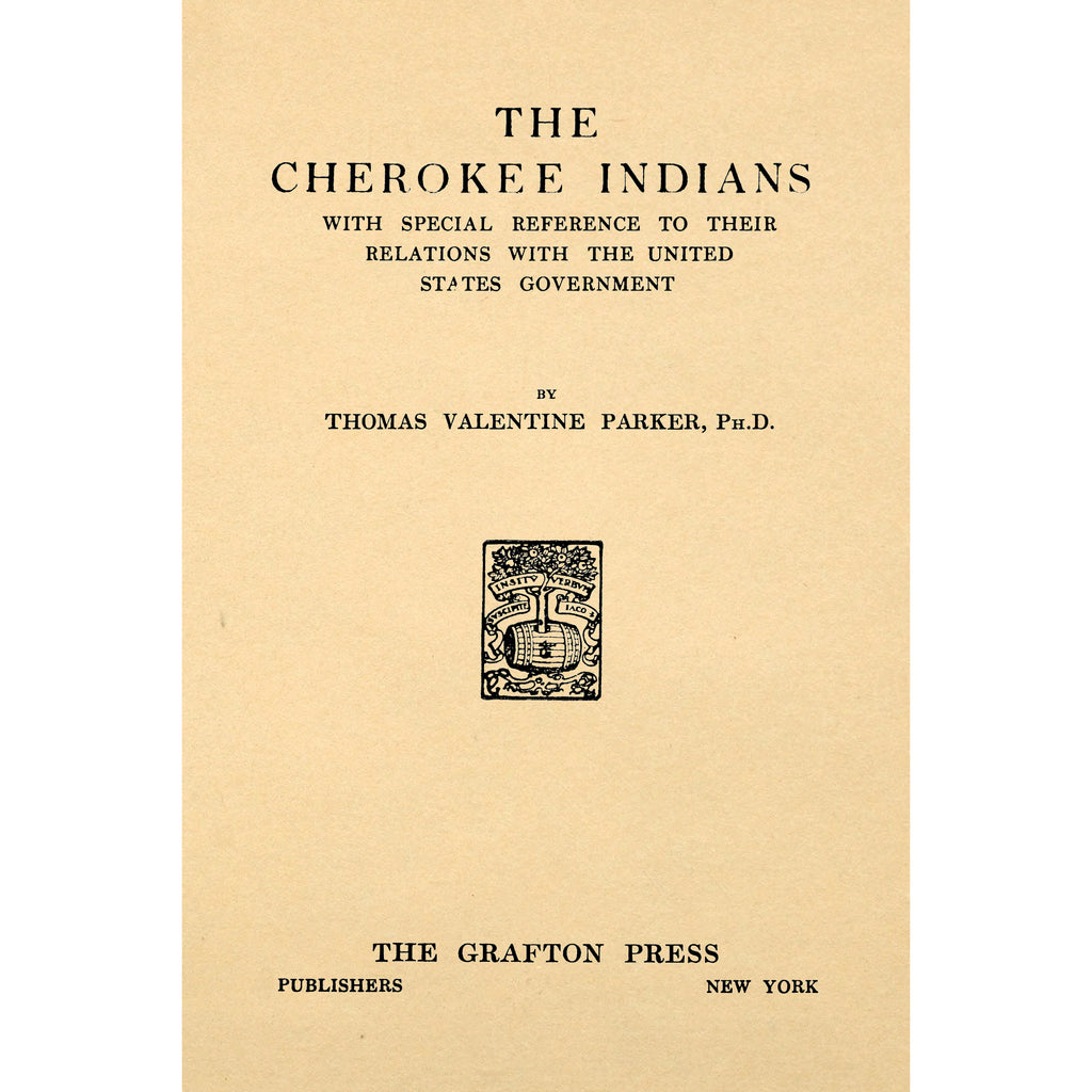 The Cherokee Indians