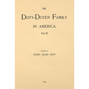The Doty-Doten Family In America