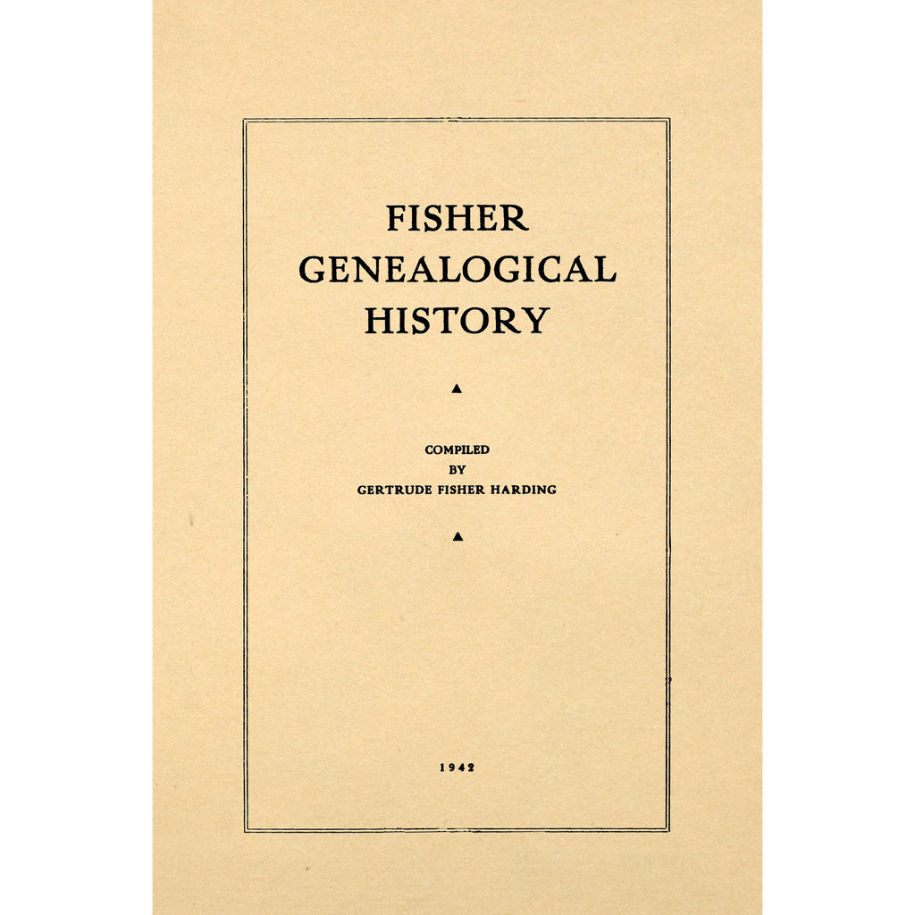 Fisher genealogical history