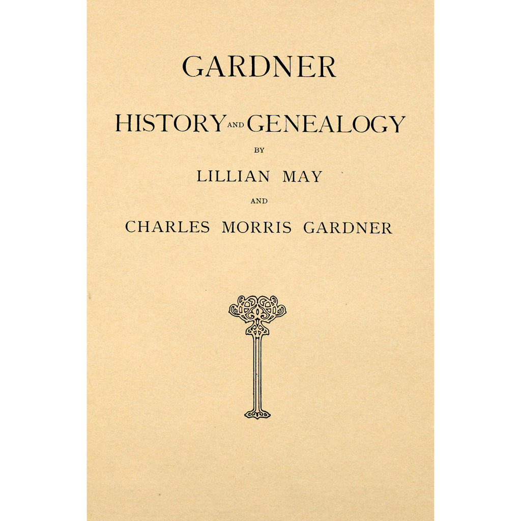 Gardner History and Genealogy