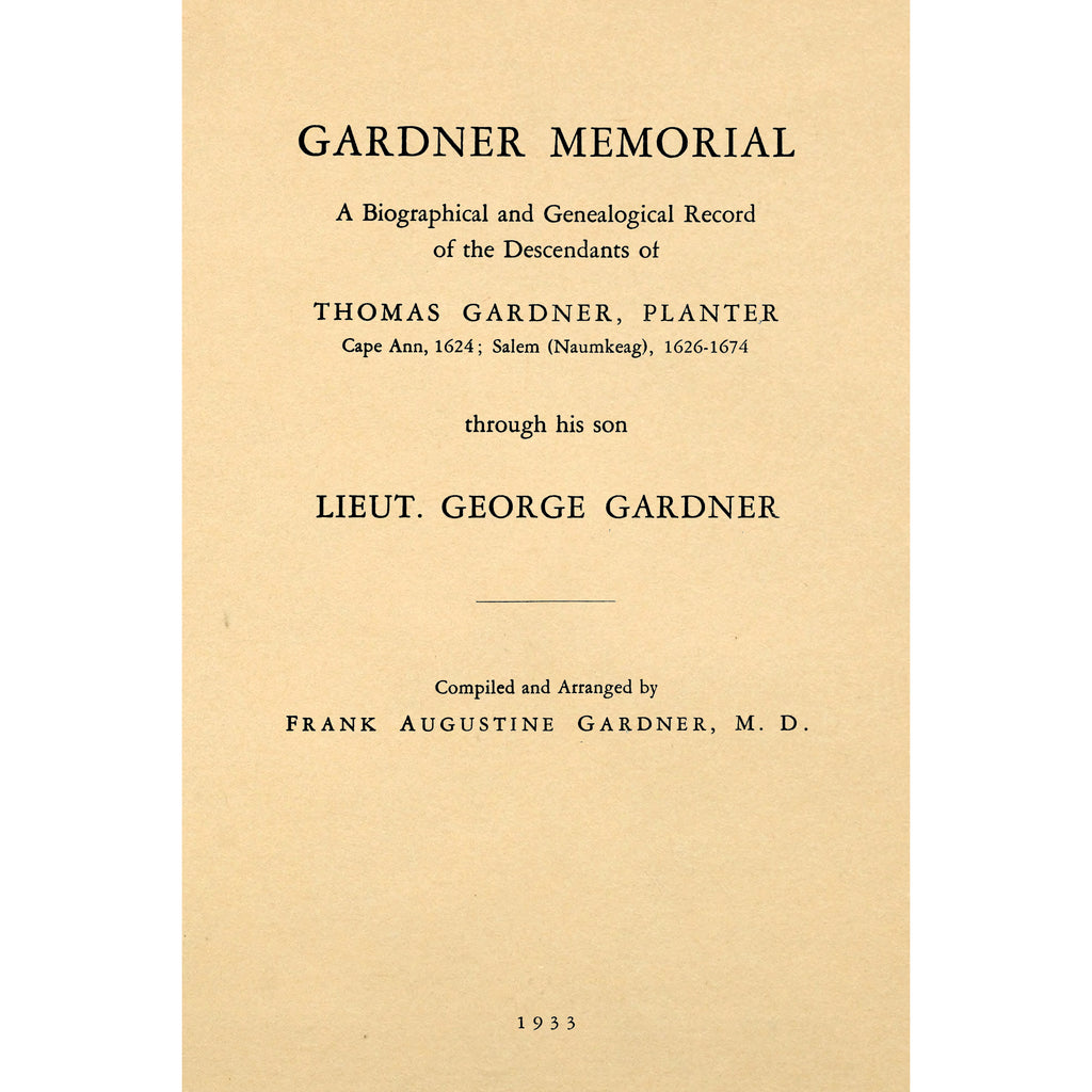 Gardner Memorial