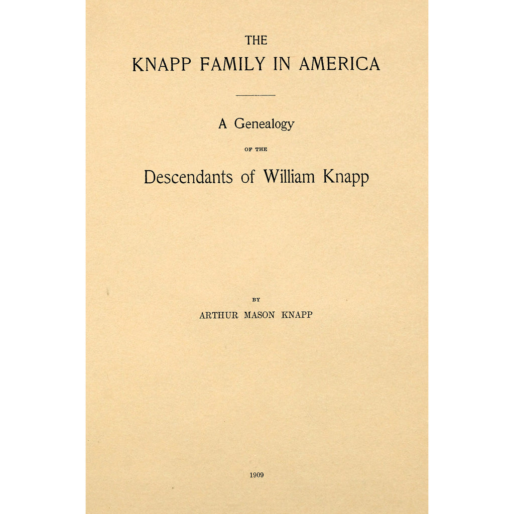 The Knapp Family in America