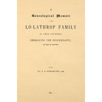 A genealogical memoir of the Lo-Lathrop family in this country
