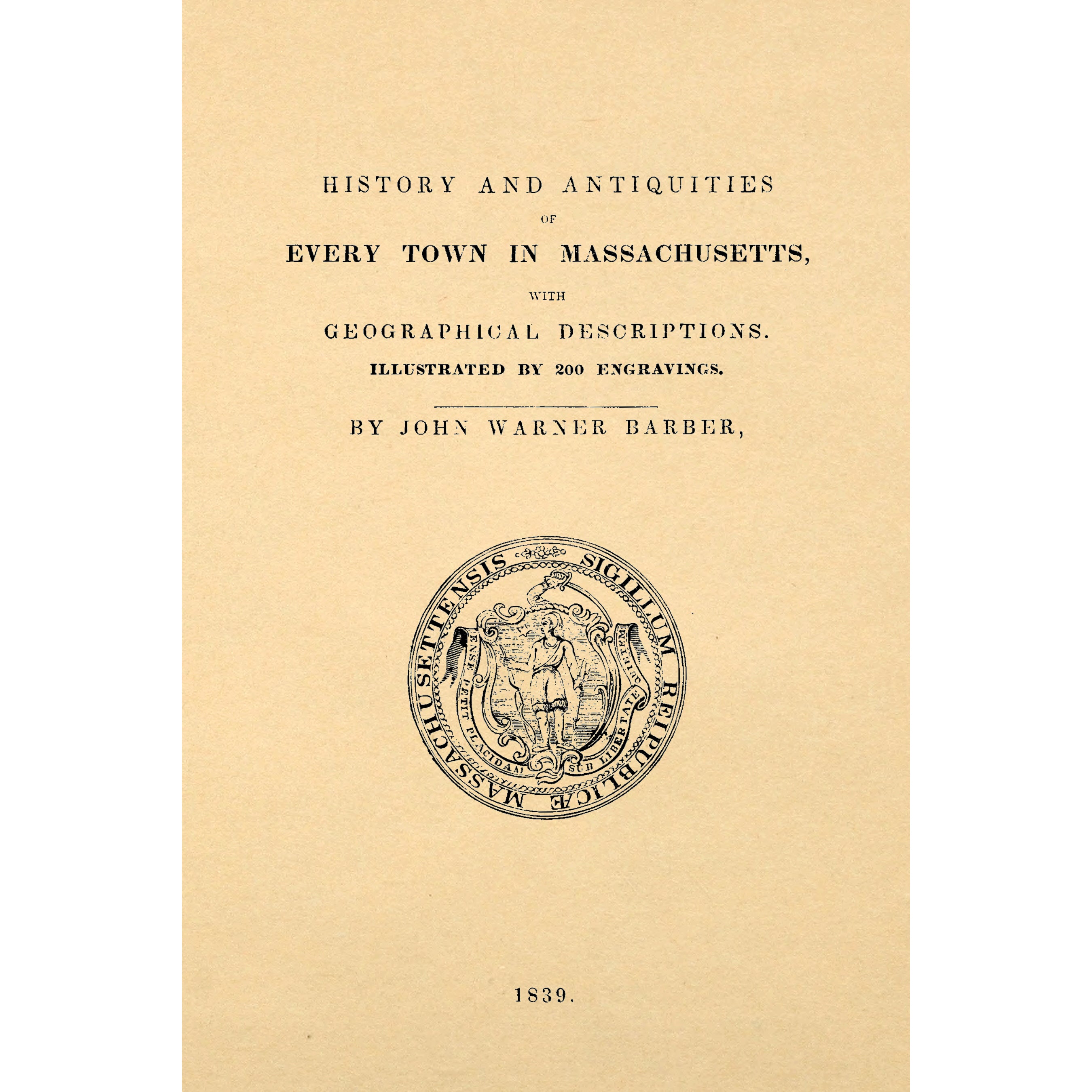 Historical Collections of the State of Massachusetts,