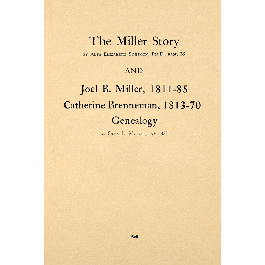 The Miller Story;
