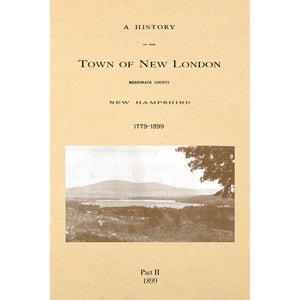 History Of The Town Of New London New Hampshire