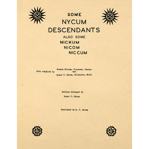 Some Nycum Descendants