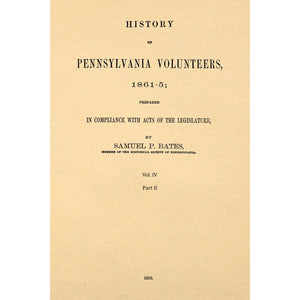 History Of Pennsylvania Volunteers, 1861-5