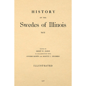 History Of The Swedes Of Illinois