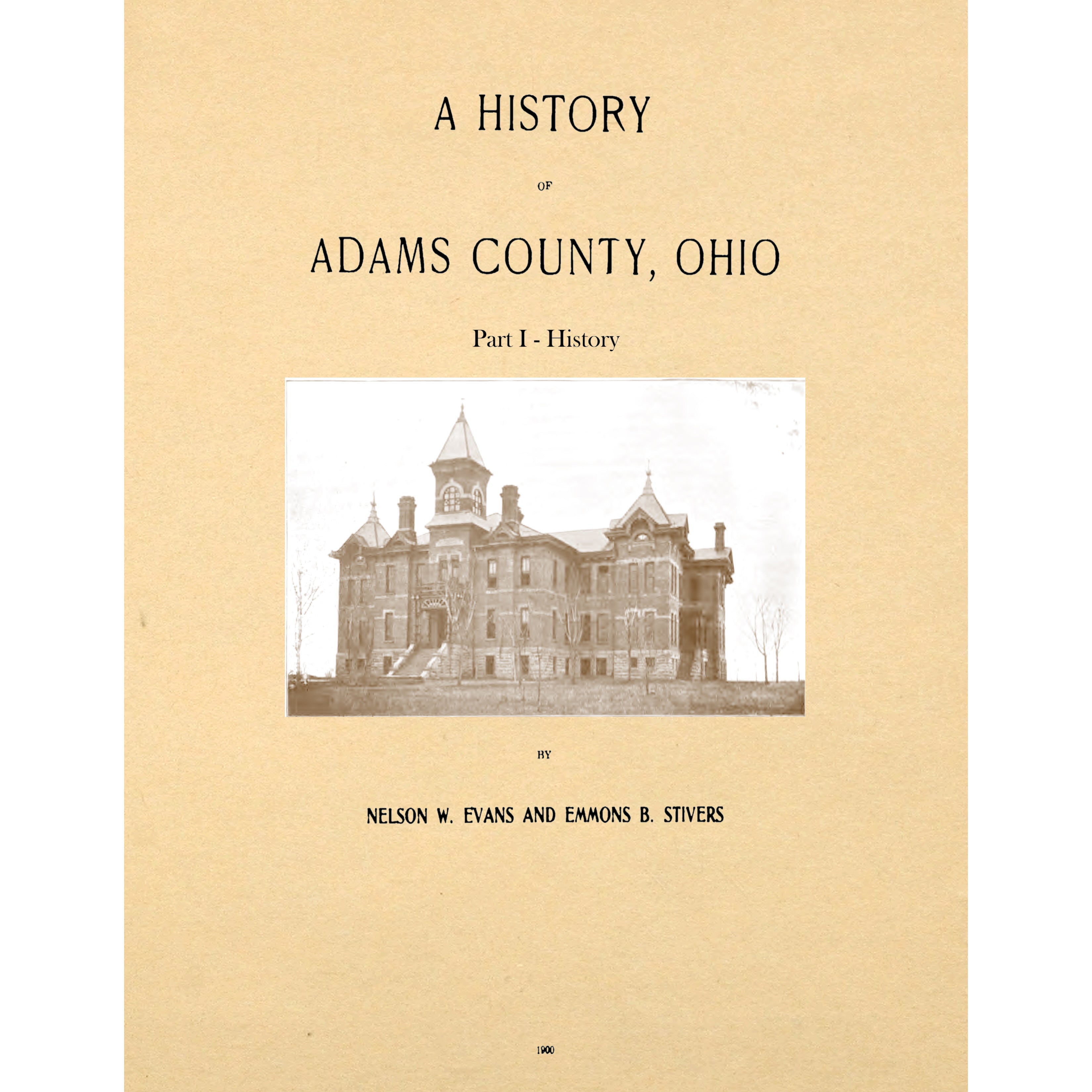 A History Of Adams County Ohio
