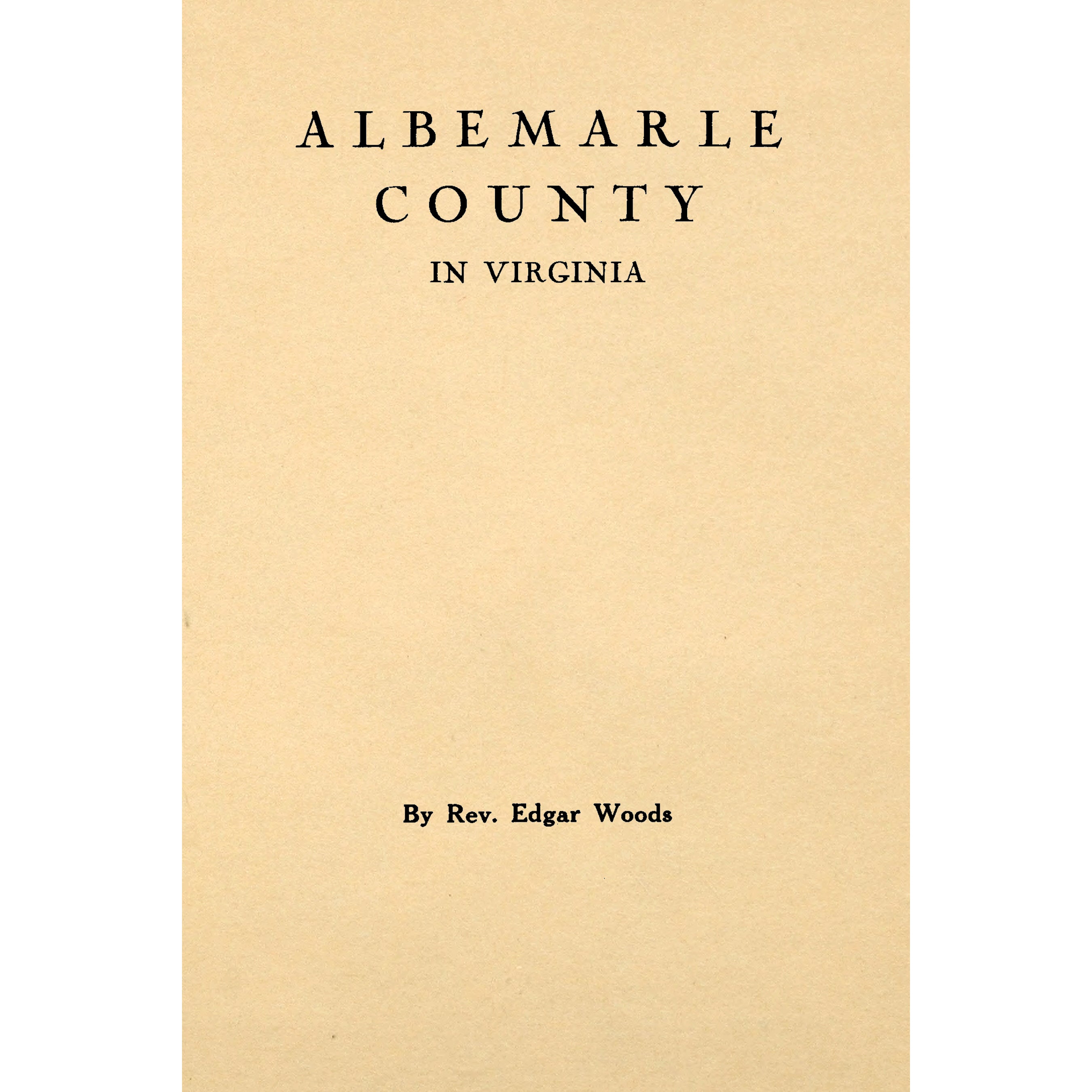 Albemarle County in Virginia