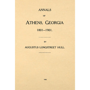 Annals of Athens, Georgia, 1801-1901
