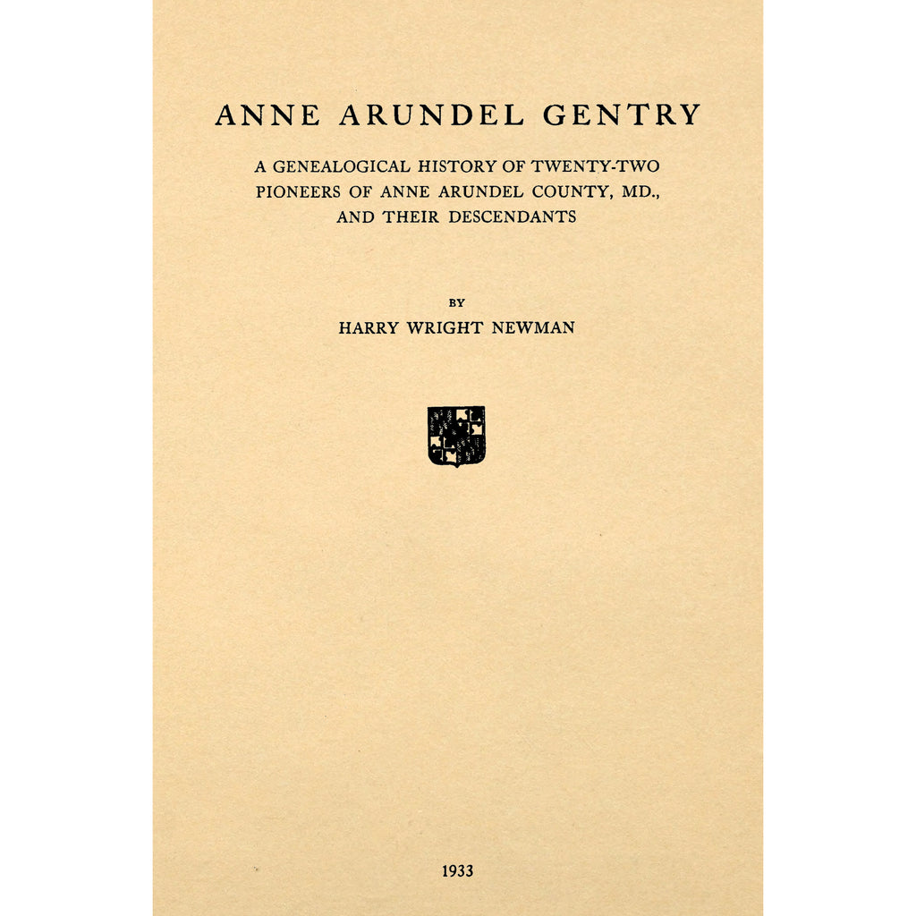 Anne Arundel Gentry;