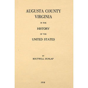 Augusta County, Virginia, in the history of the United States