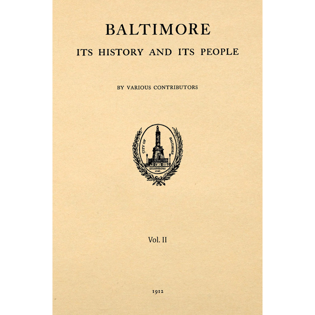 Baltimore : its history and its people Volume 2