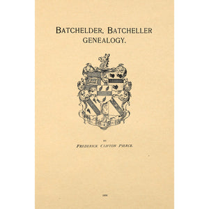 Batchelder, Batcheller Genealogy;