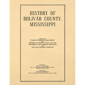 History of Bolivar County, Mississippi