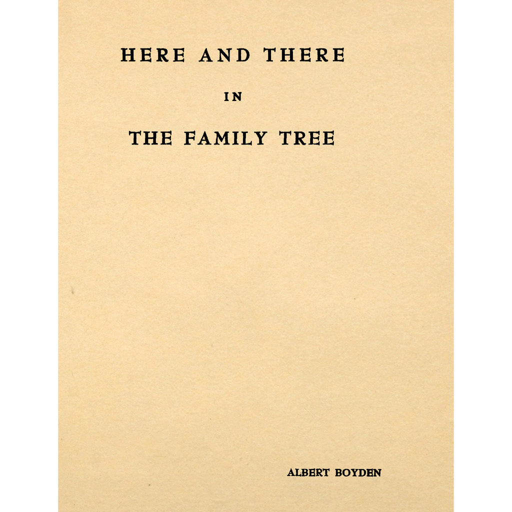 Here and There in the Family Tree