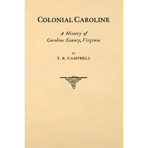 Colonial Caroline;