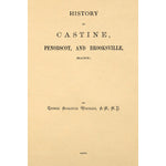 History of Castine, Penobscot, and Brooksville, Maine; including the ancient settlement of Pentagöet