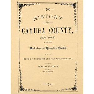 History of Cayuga county, New York
