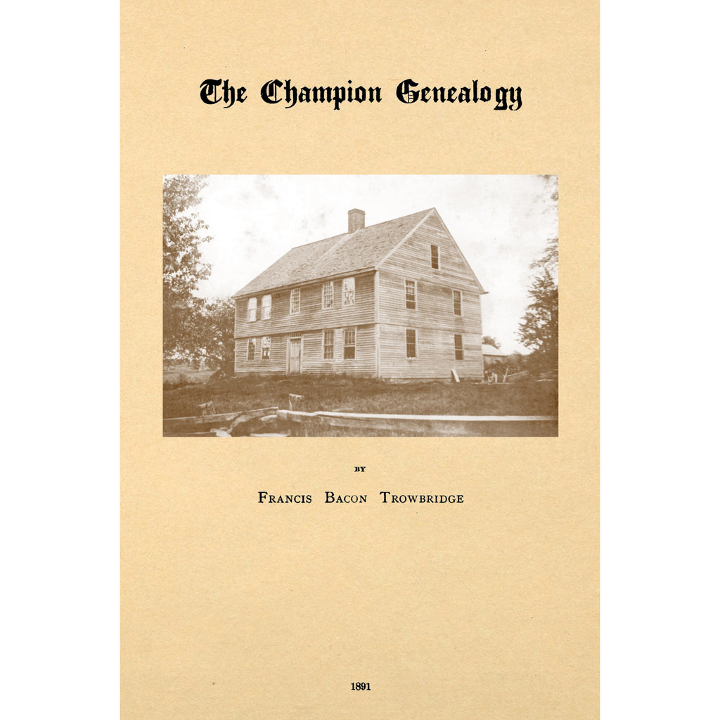 The Champion Genealogy;