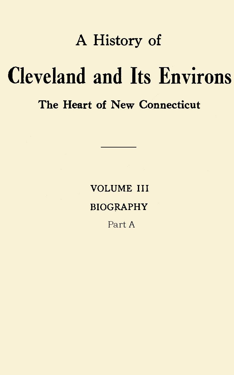 Cleveland Ohio Biographies