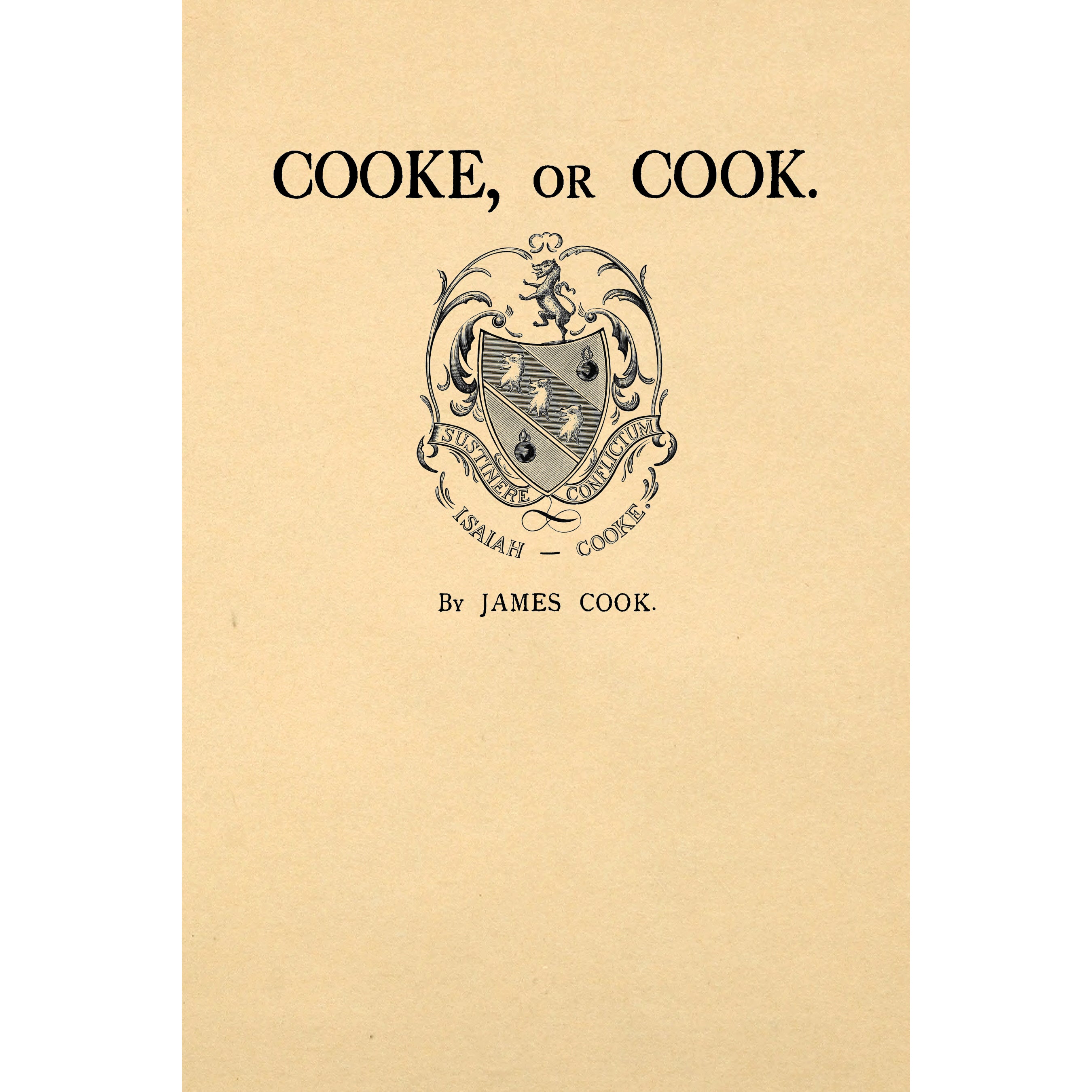 A genealogy of families bearing the name Cooke, or Cook : principally in Massachusetts and Connecticut, 1665-1882.