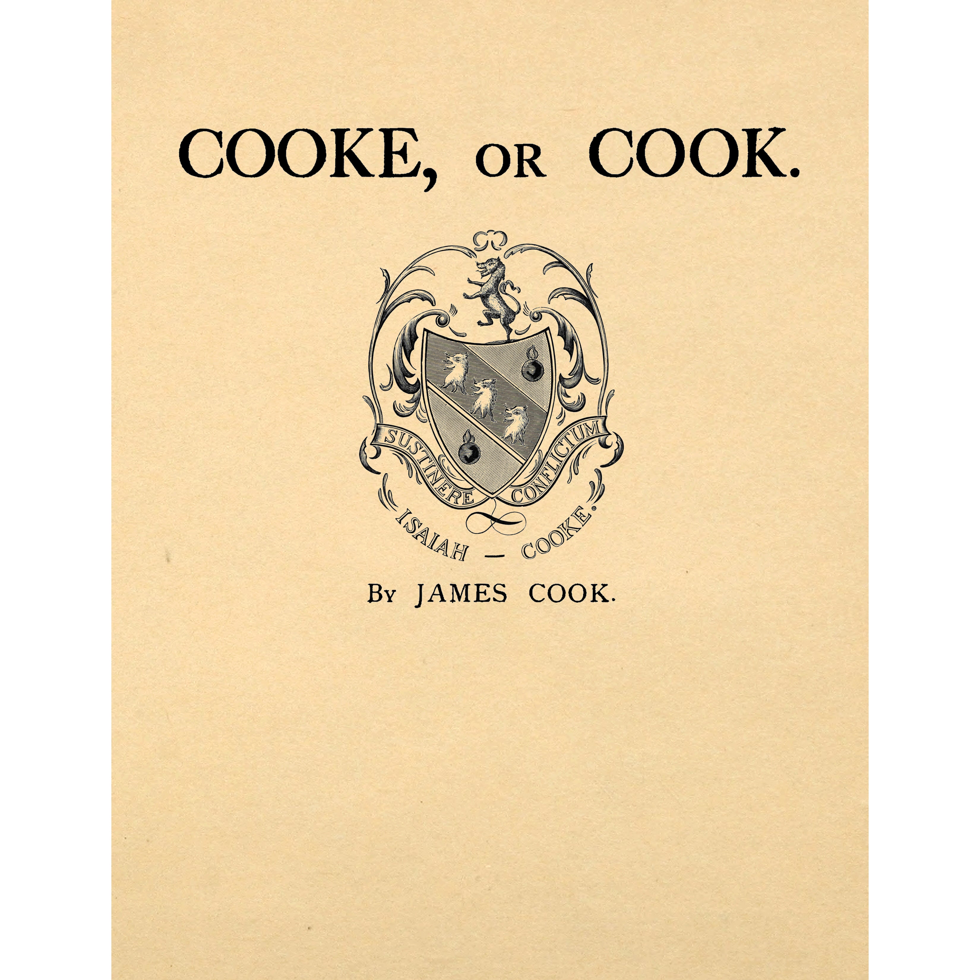 A genealogy of families bearing the name Cooke, or Cook : principally in Massachusetts and Connecticut, 1665-1882.