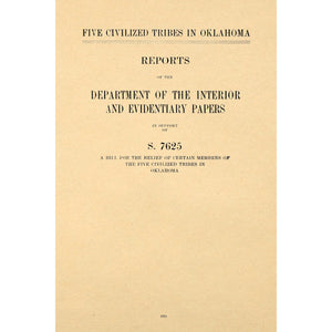 Five Civilized Tribes in Oklahoma; [1913 Supplement to the Dawes Rolls]