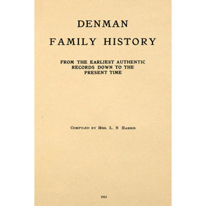 Denman Family History,