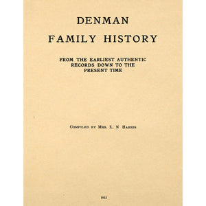 Denman Family History,