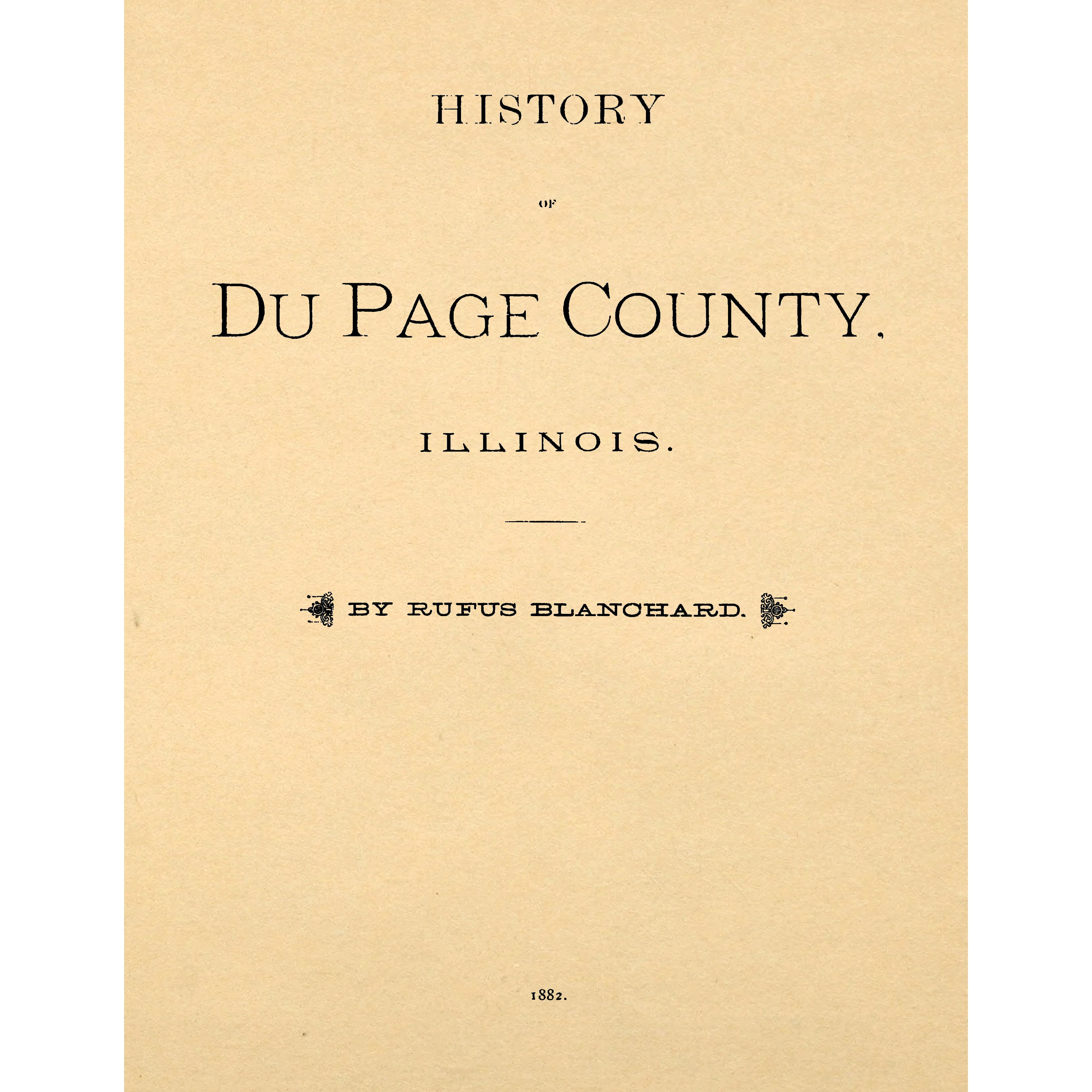 History of Du Page County, Illinois