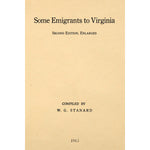 Some Emigrants to Virginia,