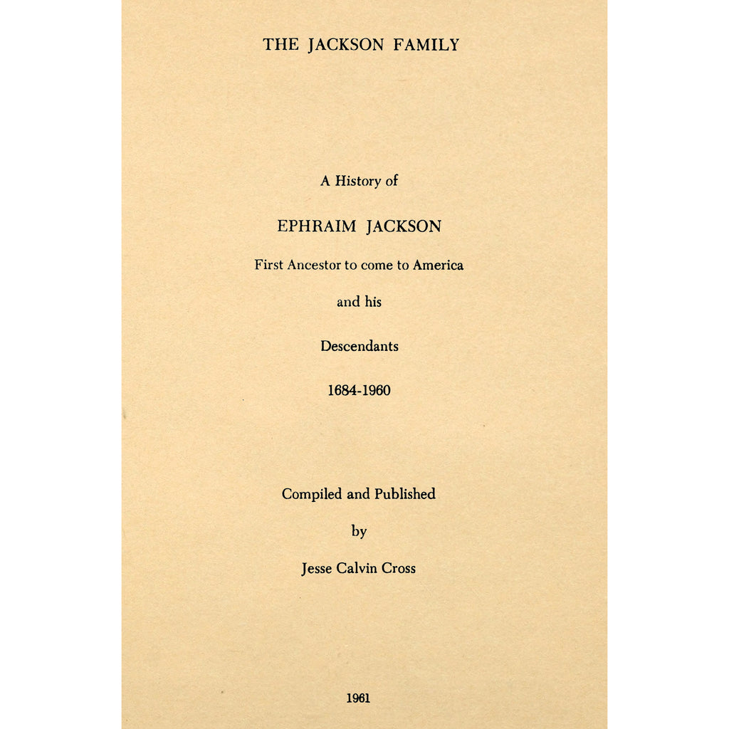 The Jackson Family;