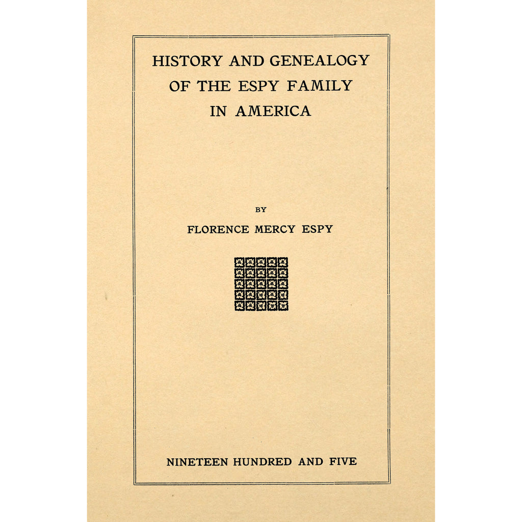 The Espy Family in America