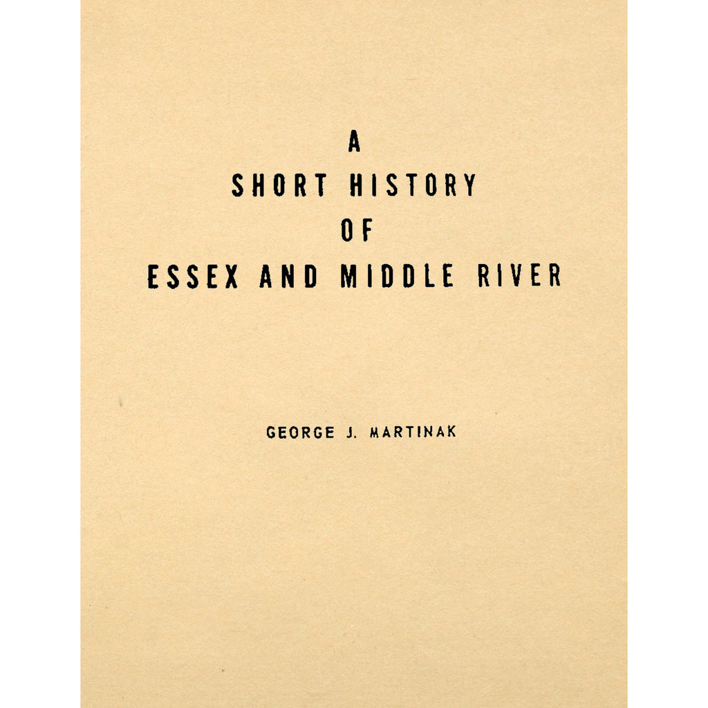 Short History Of Essex And Middle River, Maryland