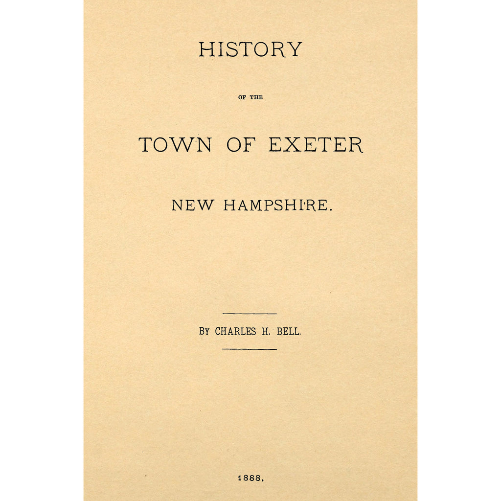 History of the Town of Exeter, New Hampshire
