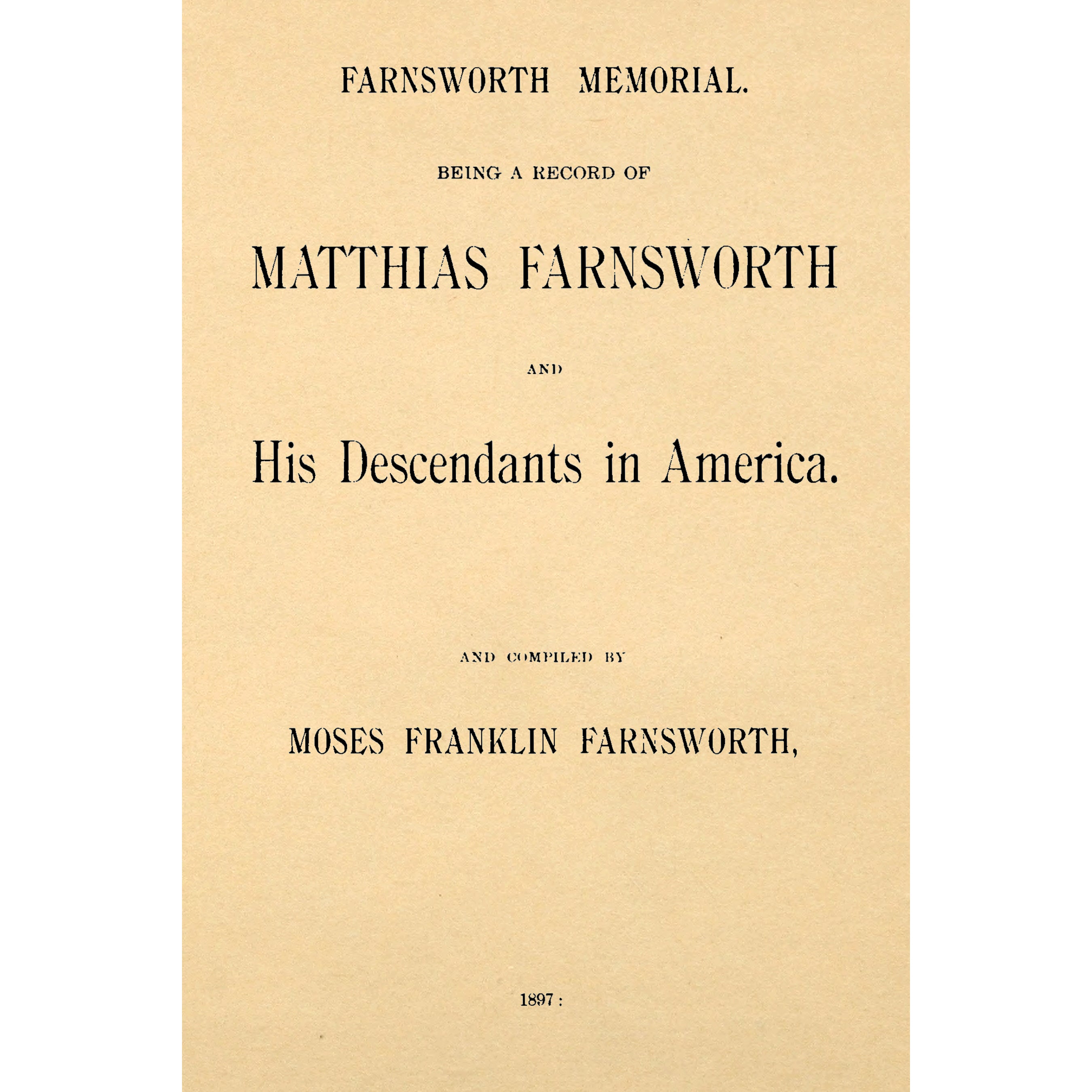 Farnsworth Memorial