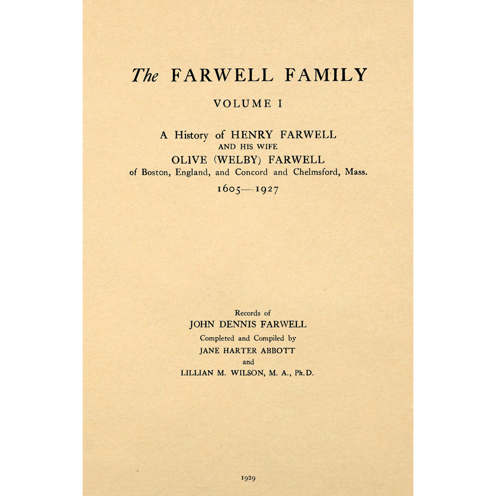 The Farwell Family
