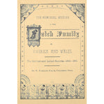 The Memorial History of the Felch Family in America and Wales.