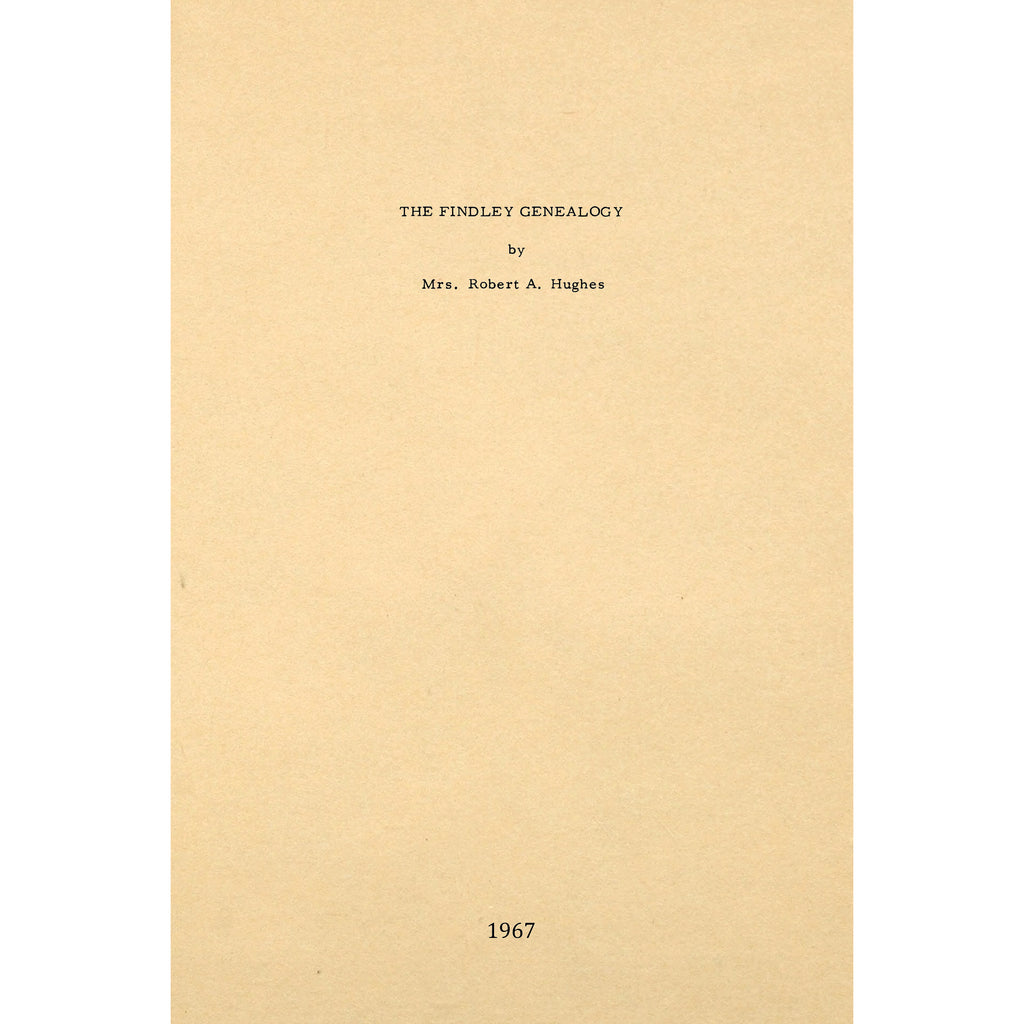 The Findley genealogy