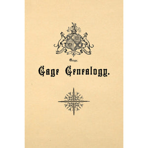 Gage genealogy