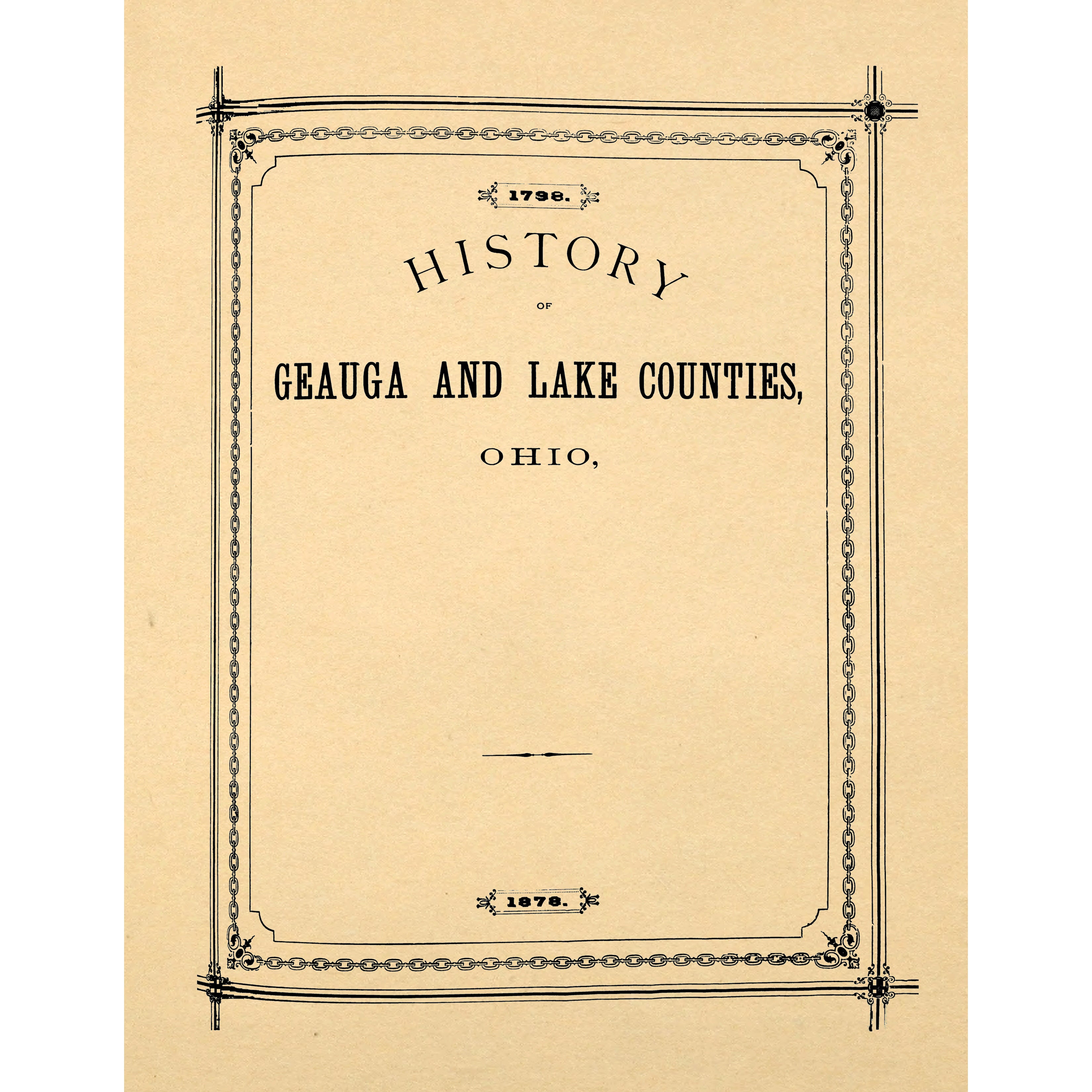 History of Geauga and Lake Counties, Ohio