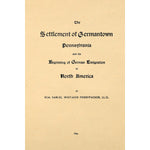 The Settlement of Germantown Pennsylvania