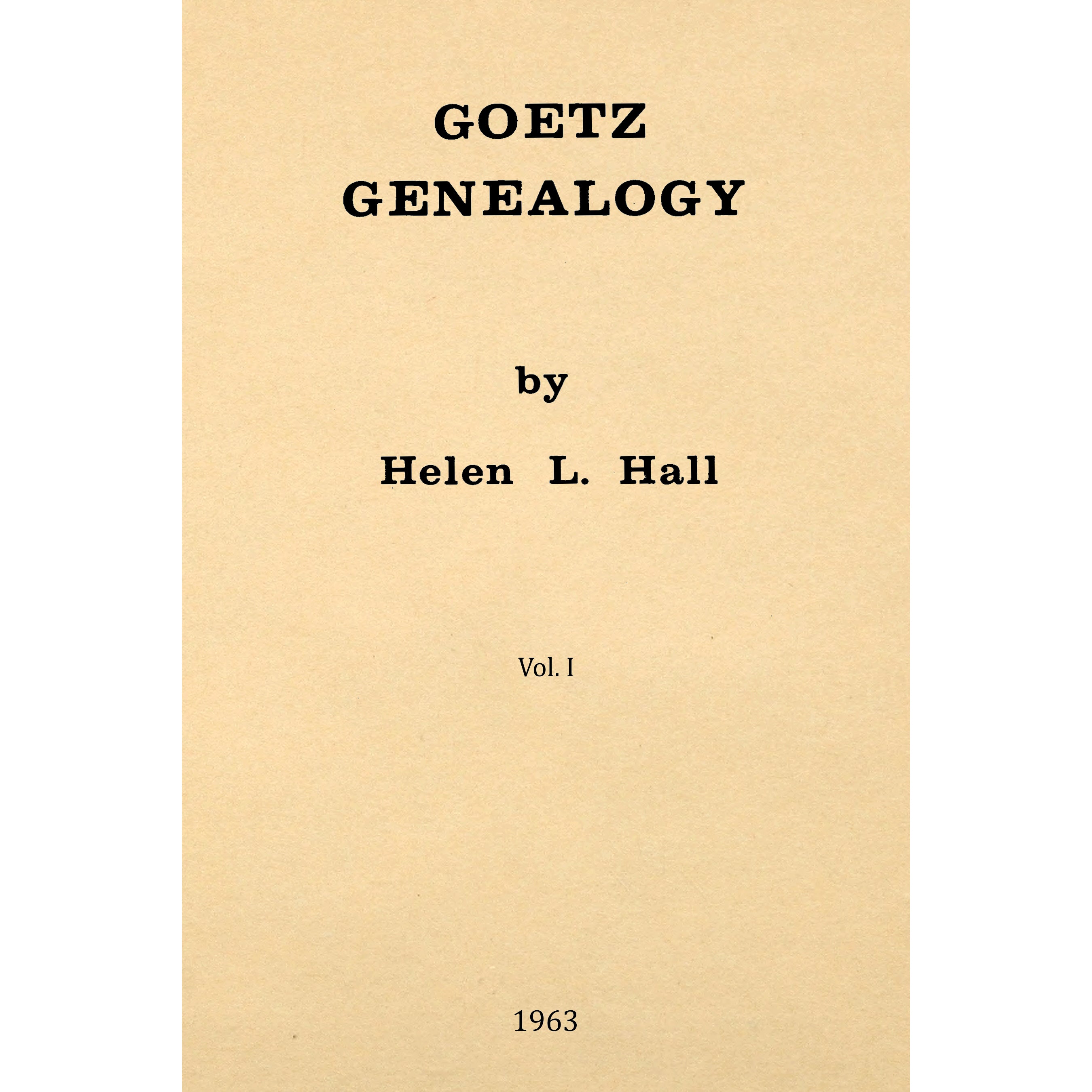 Goetz Genealogy