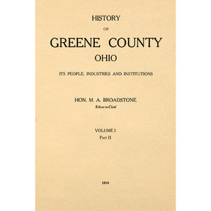 History Of Greene County Ohio